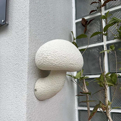 Cream Mushroom Wall Lamp Outdoor Bedroom Aisle Light