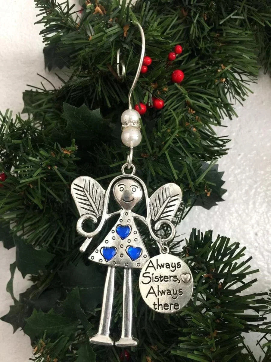 Pendentif décoratif en forme d'ange pour sapin de Noël