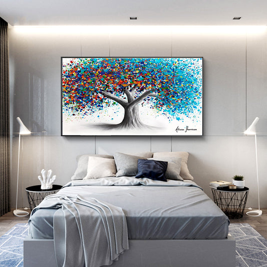 Decorative painting of art pavilion living room