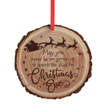 Pendentif en acrylique imprimé élan de Noël mignon, décoration à suspendre pour arbre de Noël