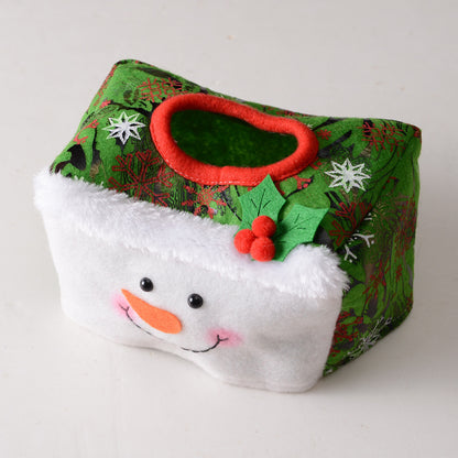 Christmas Decoration Tissue Cover Desktop Decoration Atmosphere Layout