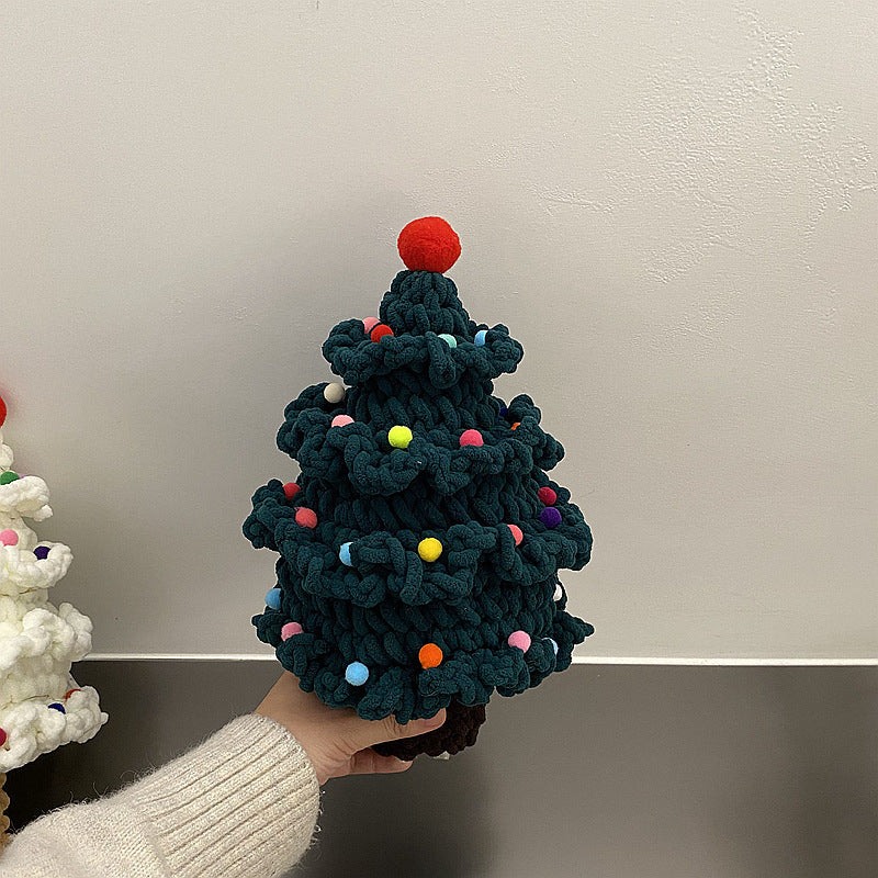 Cadeau créatif fini de sapin de Noël tissé à la main