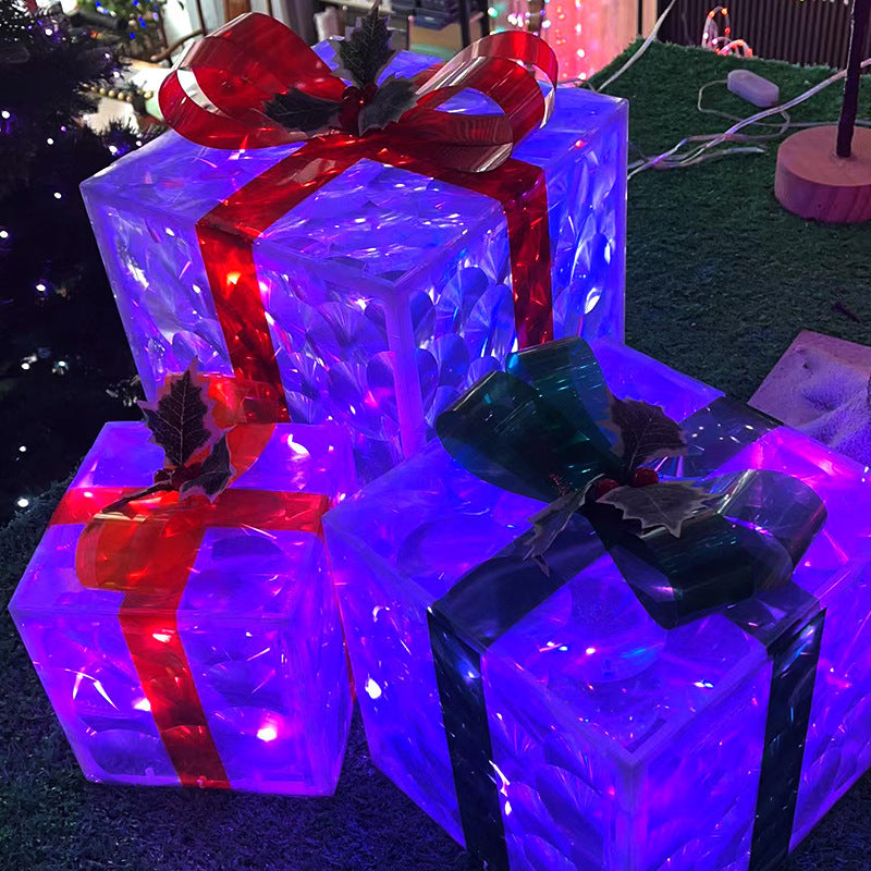 Christmas Gift Box Light Magic Color RGB Color Changing