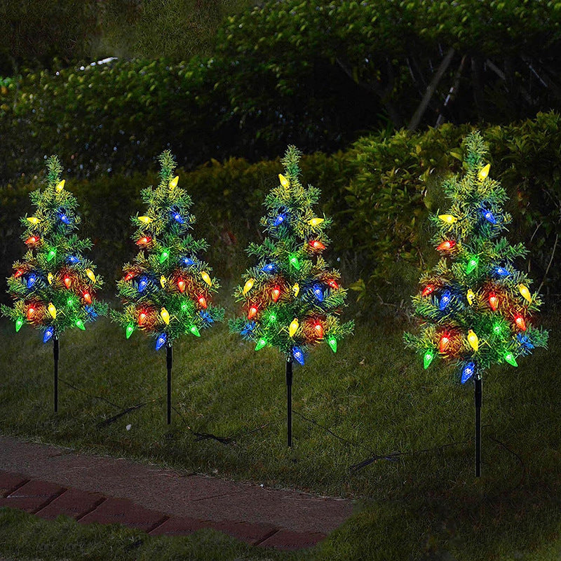 Solar Christmas Tree Outdoor Courtyard Decoration Landscape Lamp