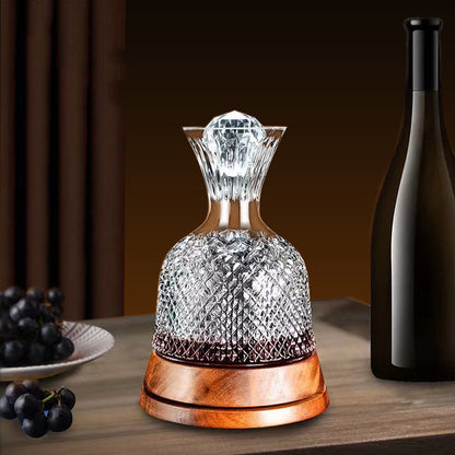 Kit de carafes à vin rouge Vortex en verre de cristal