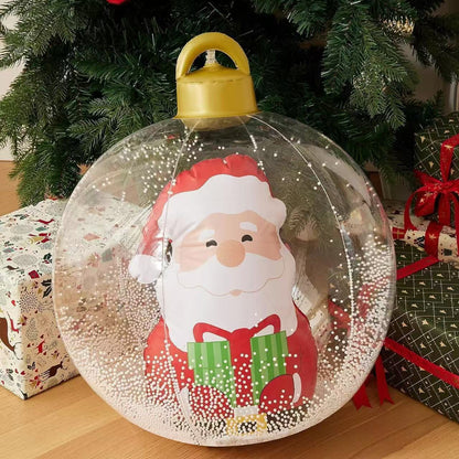 PVC Inflatable 60cm Christmas Ball Ornament Ball Venue Layout Party Atmosphere Ball Courtyard Layout