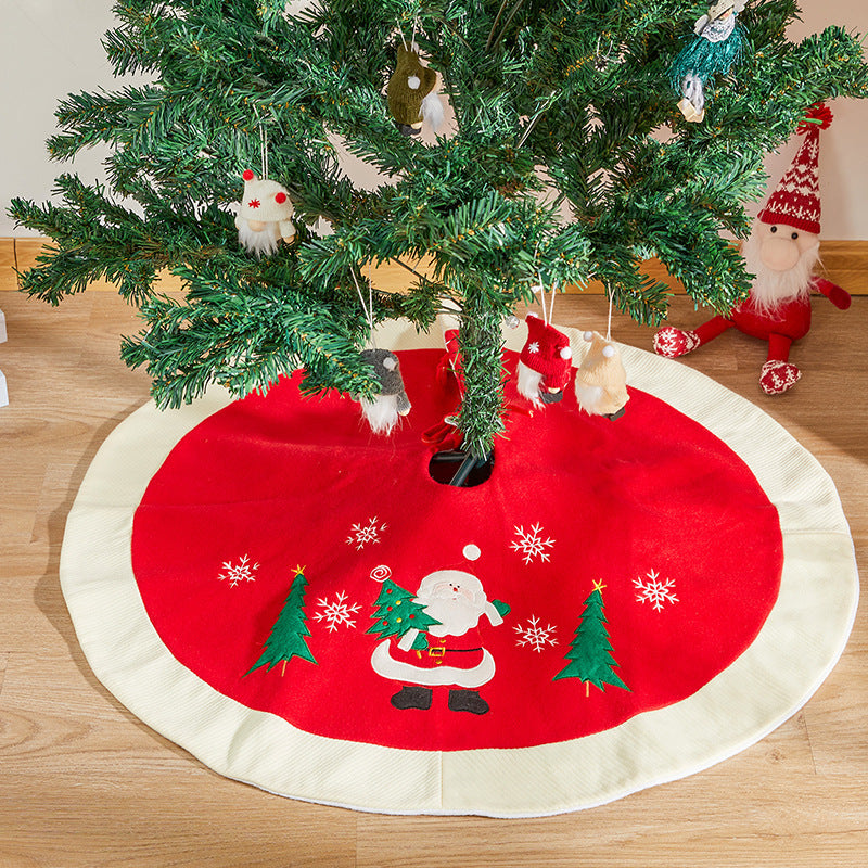 Cartoon Christmas-tree Skirt High-end Scene Decoration Supplies