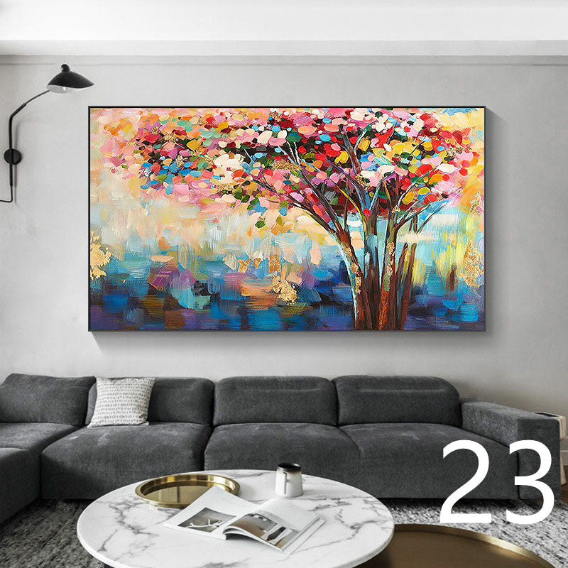 Póster de árbol de la fortuna, pintura en lienzo, imagen artística de pared