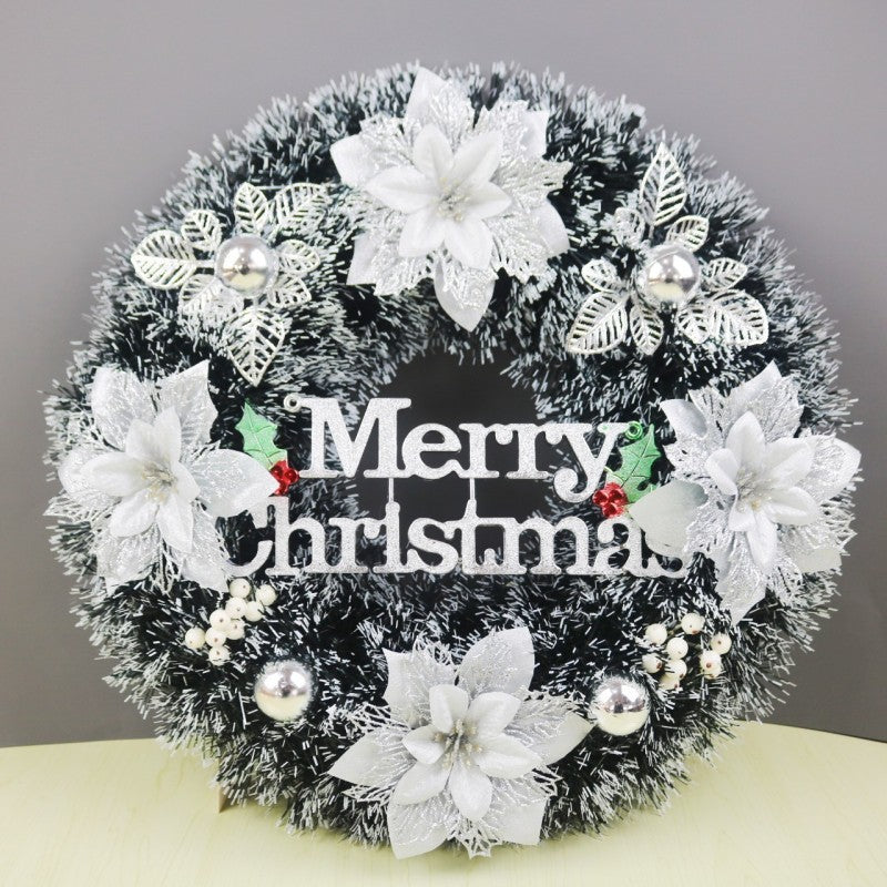 Christmas Decorations Festival Wreath Wreath Window Layout Door Hanging Site Layout Christmas Product