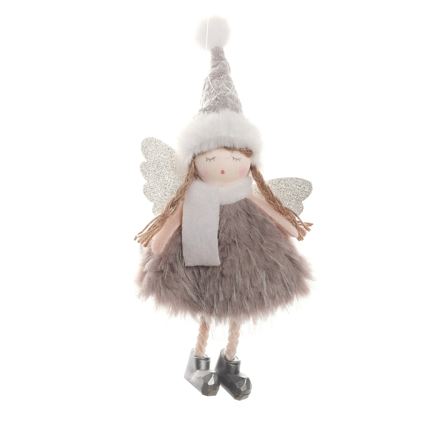 New Christmas Tree Creative Jacquard Hat Angel Christmas Tree Decoration Pendant