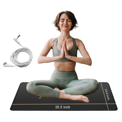 Gas Grounding Conductive Leather Yoga Mat