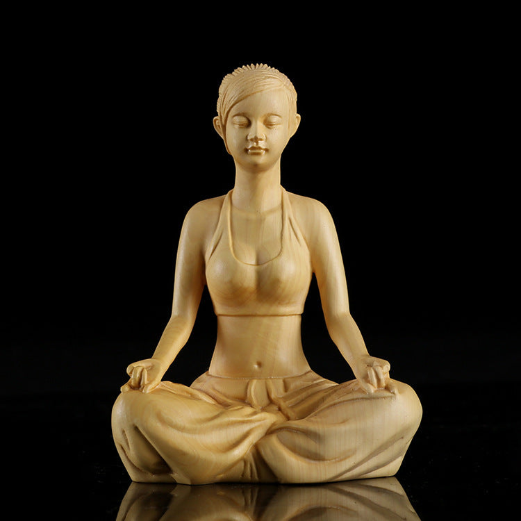 Sculpture en buis, accessoires pour la maison, ornements de Studio de Yoga