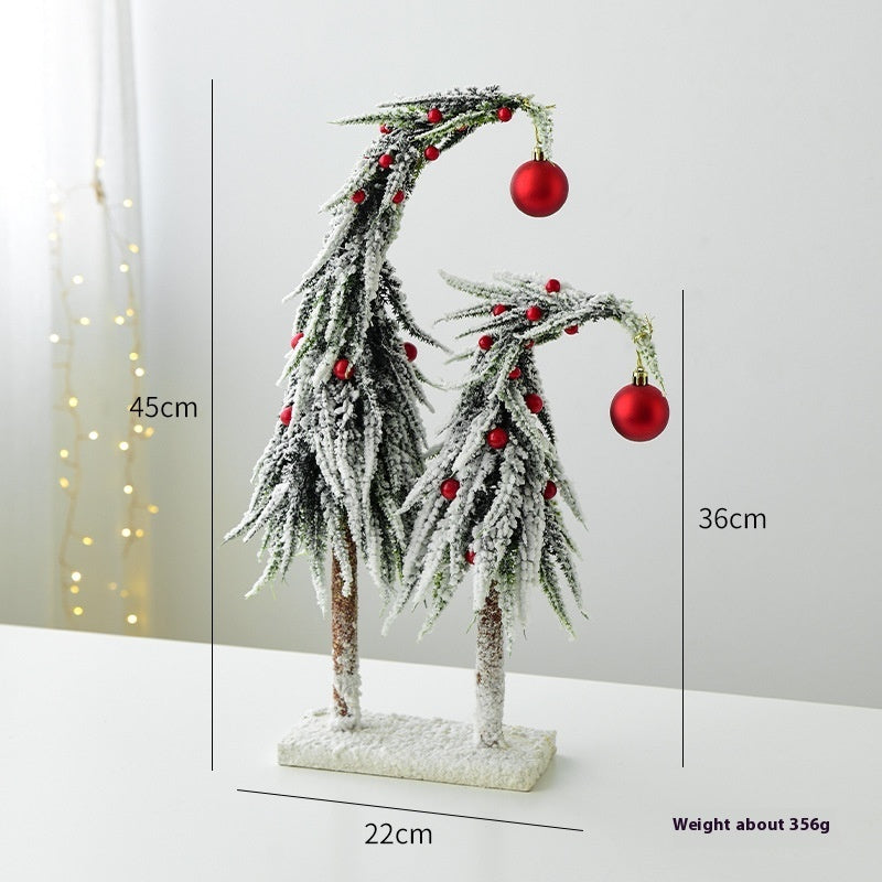 Arbre de Noël de bureau Wry Neck Décoratif pour bureau