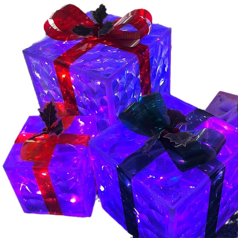 Christmas Gift Box Light Magic Color RGB Color Changing