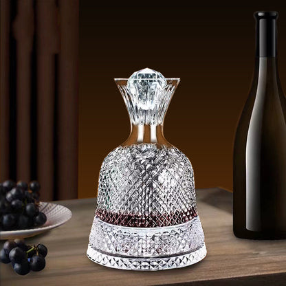 Kit de carafes à vin rouge Vortex en verre de cristal