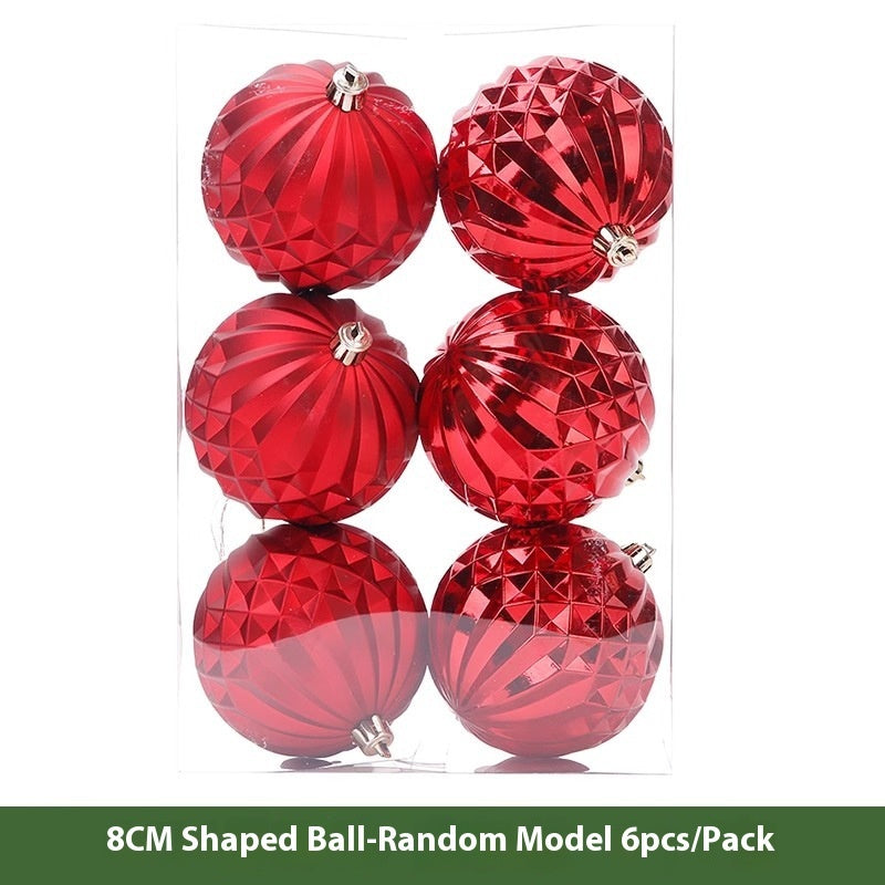 Christmas Decoration Atmosphere Pendant Red Ball