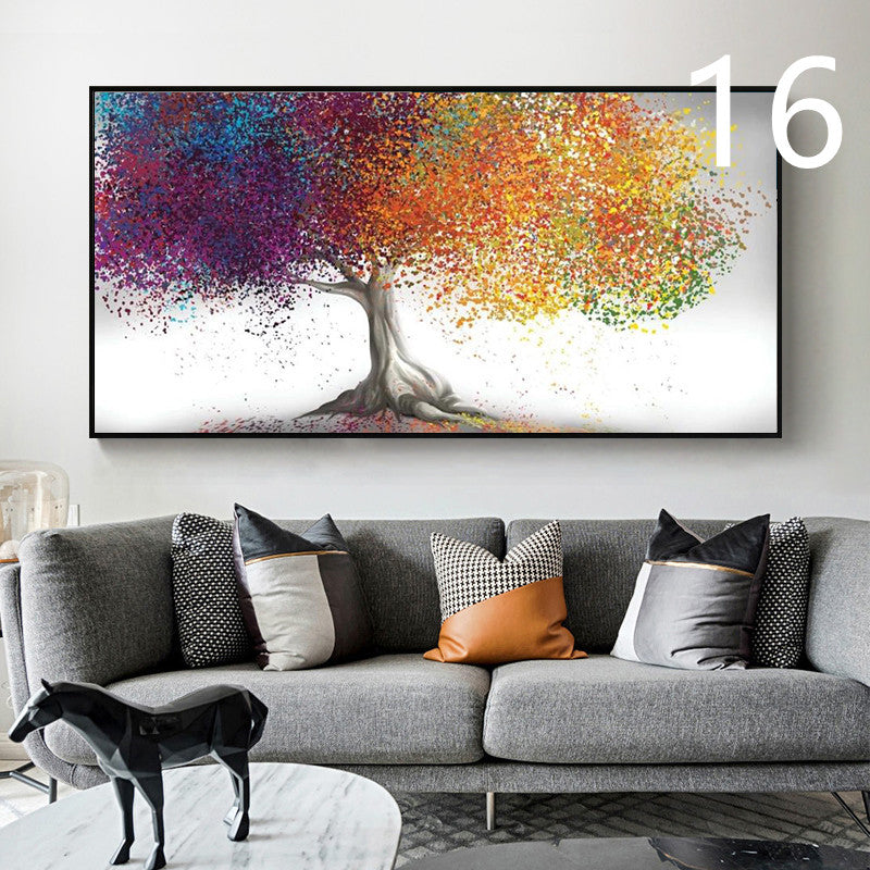 Póster de árbol de la fortuna, pintura en lienzo, imagen artística de pared