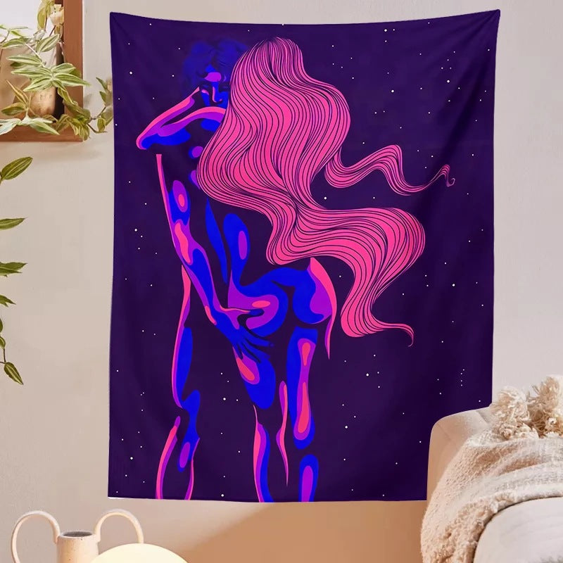 Rock Style Tapestry Fantasy Color Tapestry Hanging Cloth