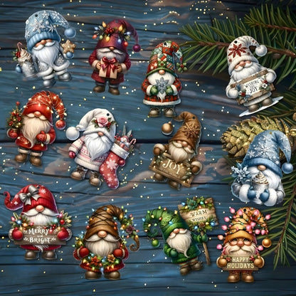 Christmas Wooden Decorative Pendant Party Decorations