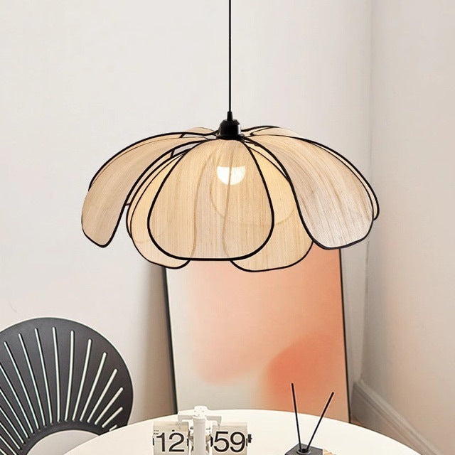 Dining Roomliving Room Cream Style Chandelier Bedroom Petal Lamp