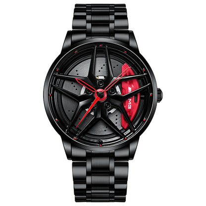 Reloj Pentagram Forging Hollow Hub Modelo Estéreo de moda para hombres