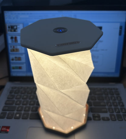 Wireless Rechargeable Rotating Creative Book Light