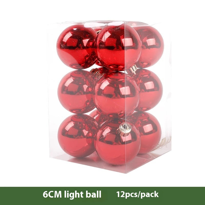 Christmas Decoration Atmosphere Pendant Red Ball