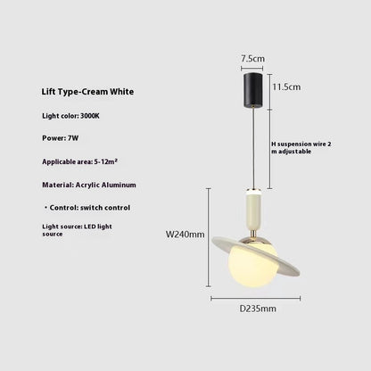 Bedside Small Droplight Children's Room Study Lamps