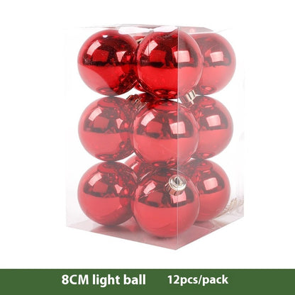 Christmas Decoration Atmosphere Pendant Red Ball