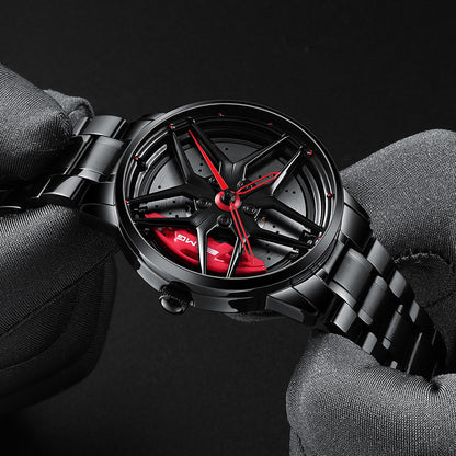 Reloj Pentagram Forging Hollow Hub Modelo Estéreo de moda para hombres