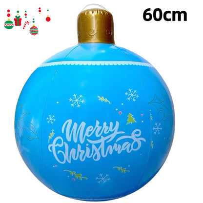 PVC Inflatable 60cm Christmas Ball Ornament Ball Venue Layout Party Atmosphere Ball Courtyard Layout