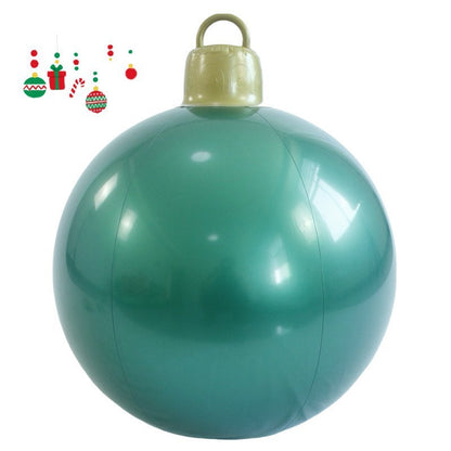 PVC Inflatable 60cm Christmas Ball Ornament Ball Venue Layout Party Atmosphere Ball Courtyard Layout