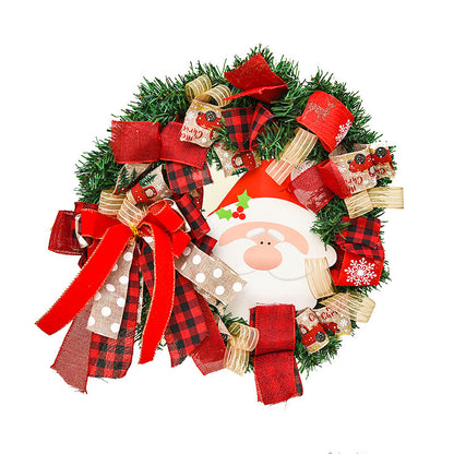 Christmas Tengtian Venue Layout Props Wreath Decorations Door Hanging Garland