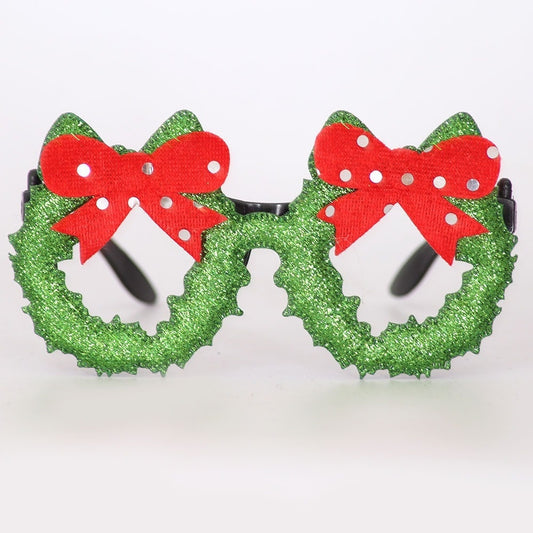 2025Golden Glasses Christmas Day Party Decoration