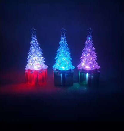 Colorful Acrylic Gift Christmas Tree Decorations