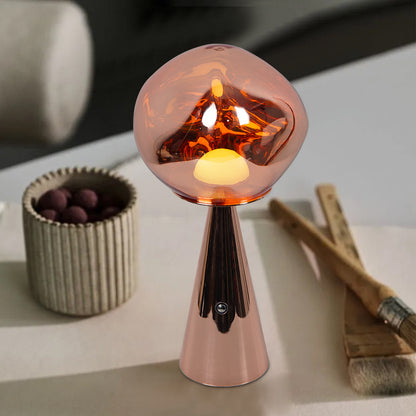 Volcanic Lava Mini Table Lamp Bedroom Bedside Lamp Ambience Light