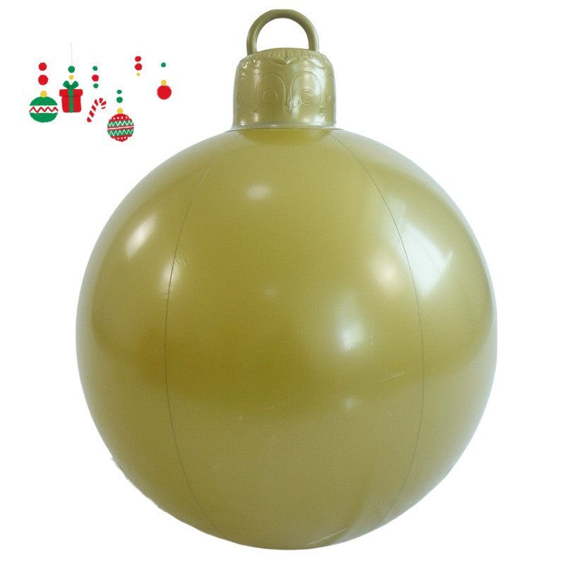 PVC Inflatable 60cm Christmas Ball Ornament Ball Venue Layout Party Atmosphere Ball Courtyard Layout