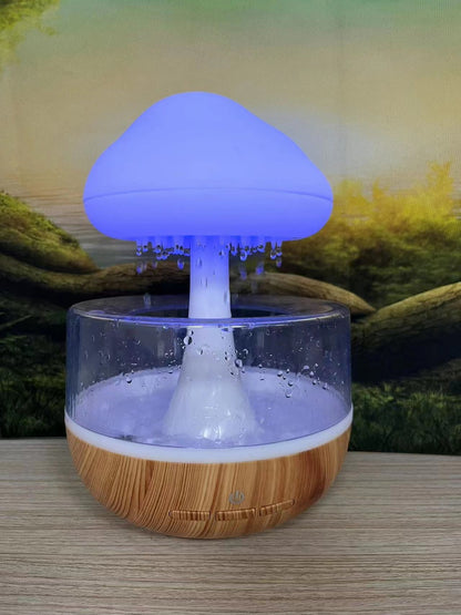 Humidificateur nuageux de nouvelle conception 2023 400 ml Humidificateur nuageux coloré avec goutte d'eau pour cadeau de Noël