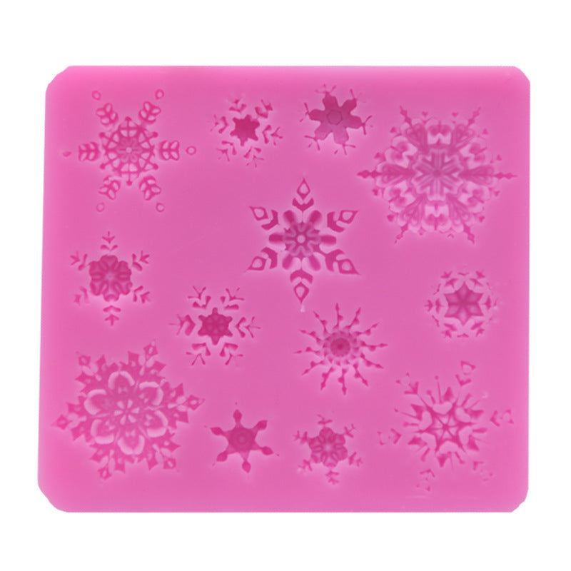 Christmas Snowflake Christmas Tree Elk Icicle Liquid Silicone Mold