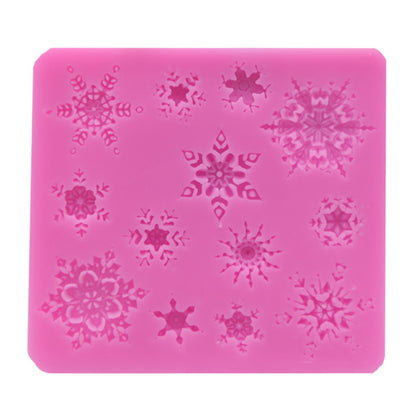 Christmas Snowflake Christmas Tree Elk Icicle Liquid Silicone Mold