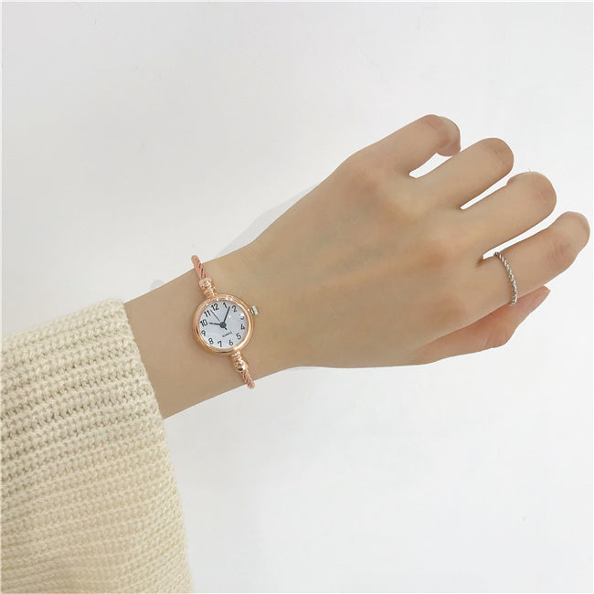 Reloj impermeable de pulsera de moda simple para mujer