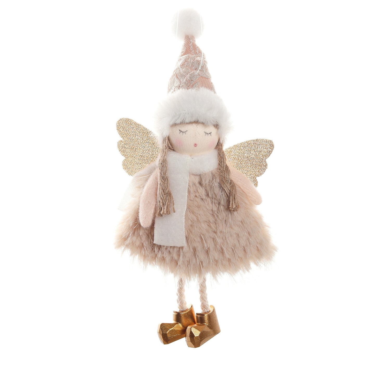 New Christmas Tree Creative Jacquard Hat Angel Christmas Tree Decoration Pendant