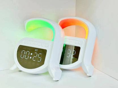 Wireless Charging Bluetooth Speaker Colorful Ambience Light