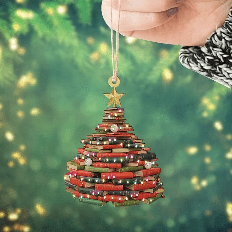 Creative Christmas Tree Car Pendant Acrylic Decoration