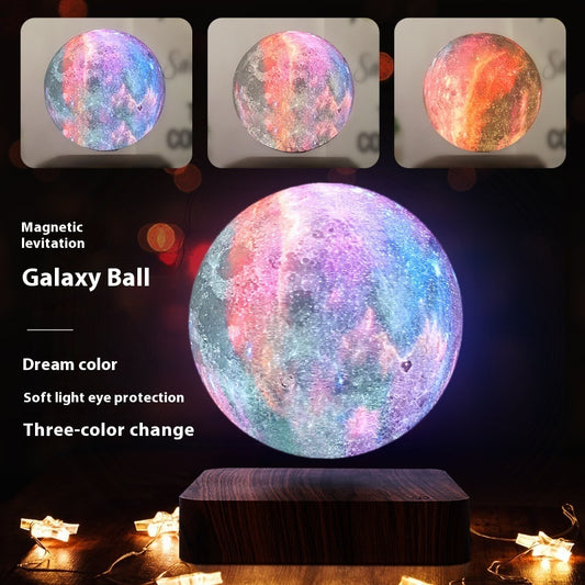 Magnetic Suspension Galaxy Ball Romantic Atmosphere Small Night Lamp