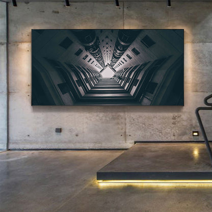 Modern Industrial Style Poster Geometric Urban Canvas Painting