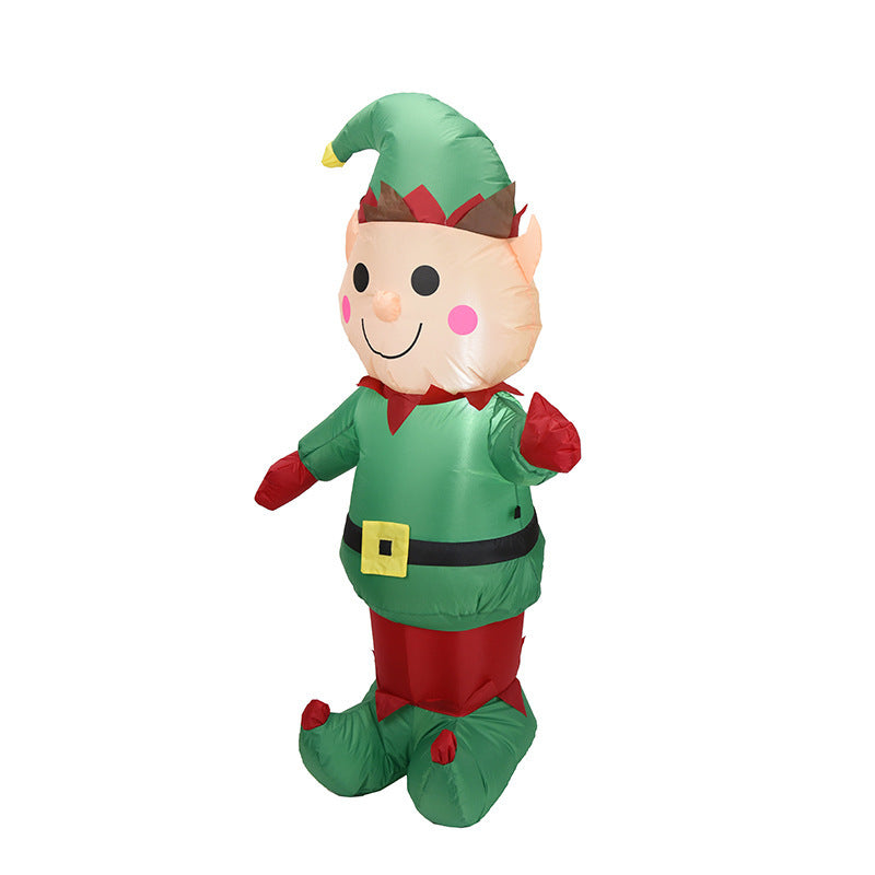 Inflatable Christmas Bear Gift Pack Inflatable Decoration