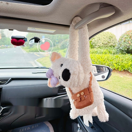 Car Hanging Tissue Box Plush Doll Decoration