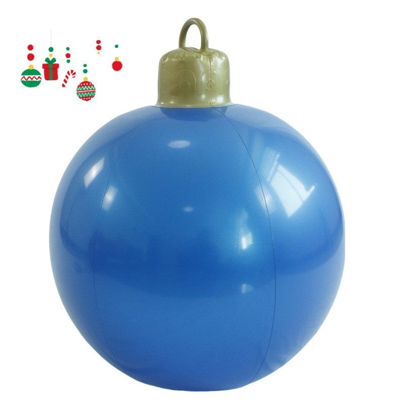 PVC Inflatable 60cm Christmas Ball Ornament Ball Venue Layout Party Atmosphere Ball Courtyard Layout