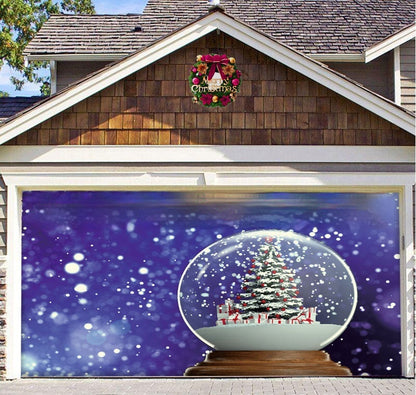 Christmas Background Fabric Garage Door Decoration Holiday Party Banner Amazon Tapestry